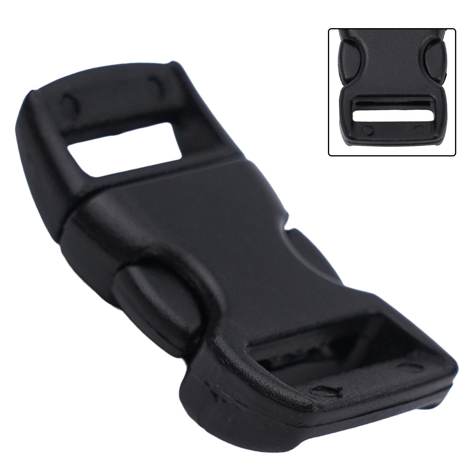 Plastic Buckle Plastic Buckle Practical Umbrella Rope Black Buckle-Paracord