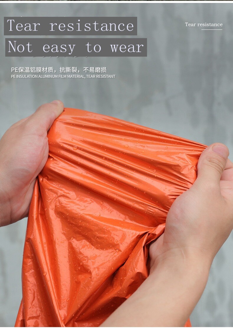 3 PACK Waterproof Emergency Survival Rain Poncho Outdoor Camping Survival Gear