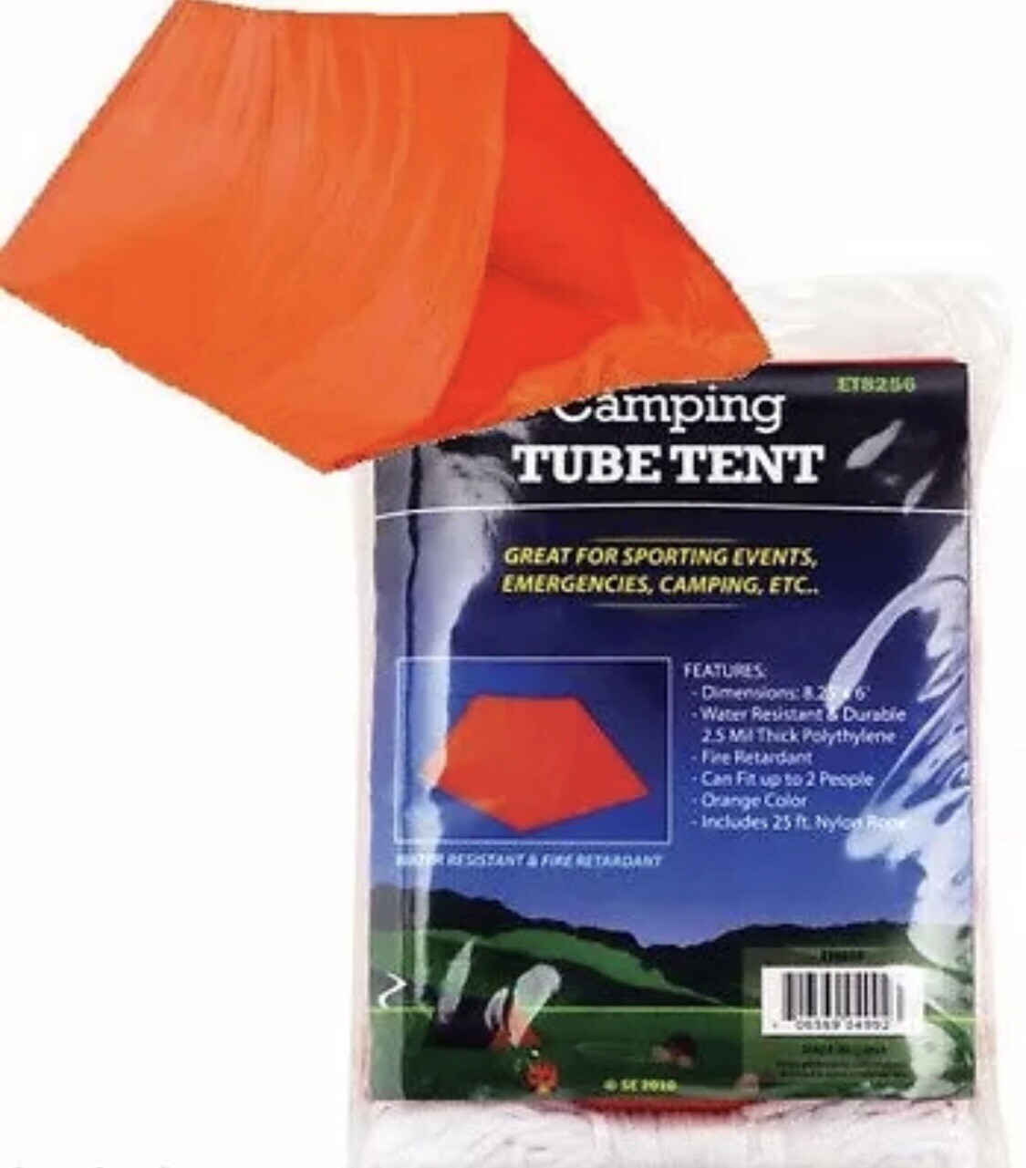 Emergency Survival Camping Shelter Tube Tent Waterproof Prepper