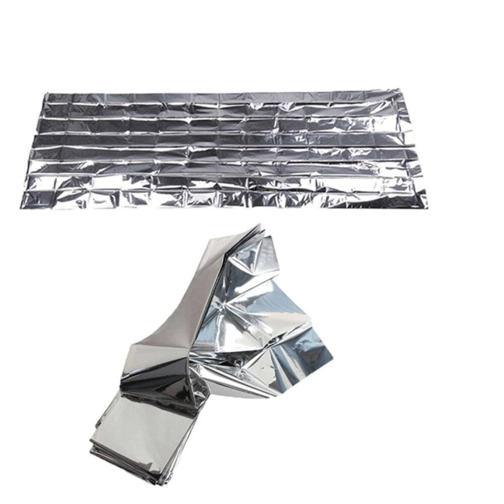 4 PACK • Large 82″x 54″ Emergency Solar Mylar Blanket Survival Safety