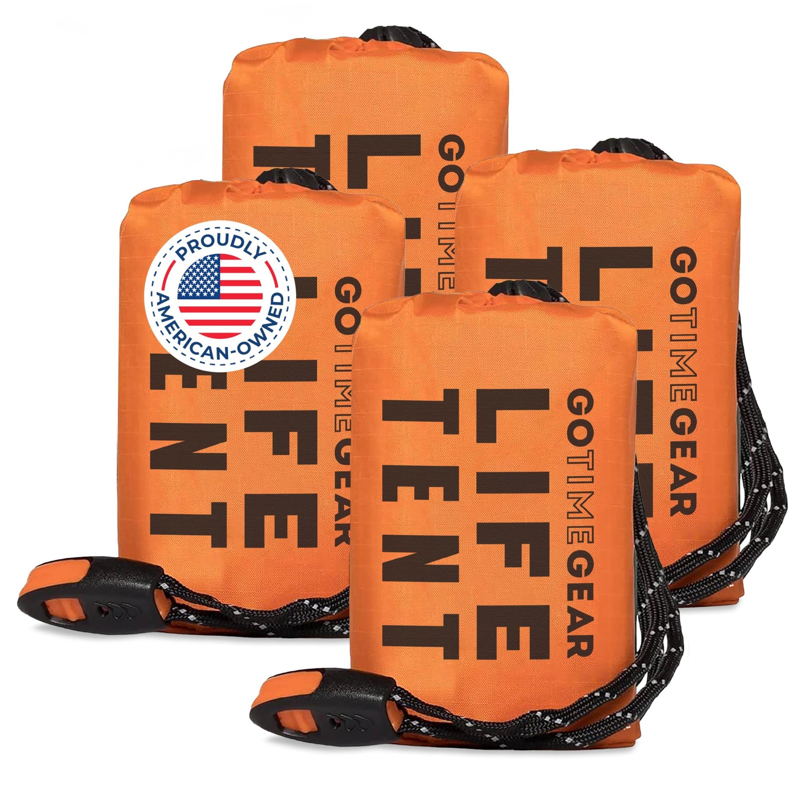 Go Time Gear Survival Life Tent • 2 Person Mylar Emergency Shelter Tube Tent …