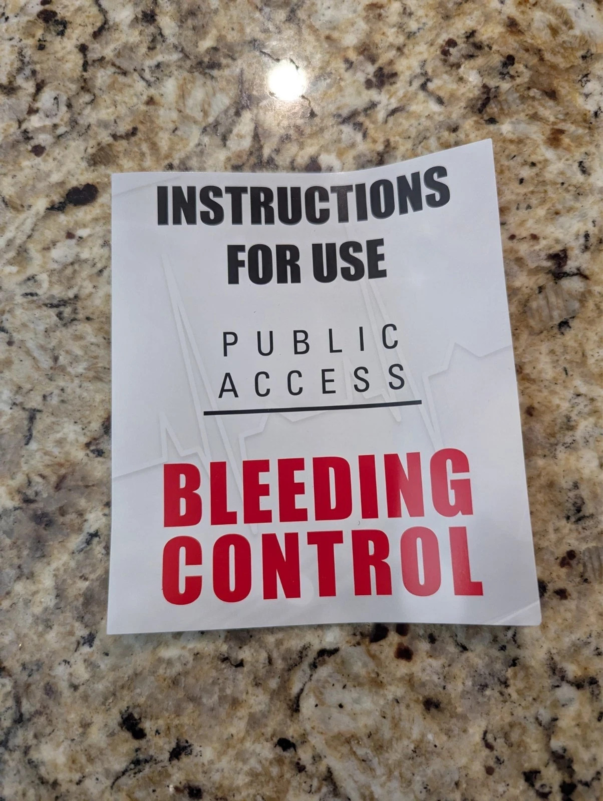 Public Access Bleeding Control Kit – INTERMEDIATE Kit w/ CAT Tourniquet NEW!