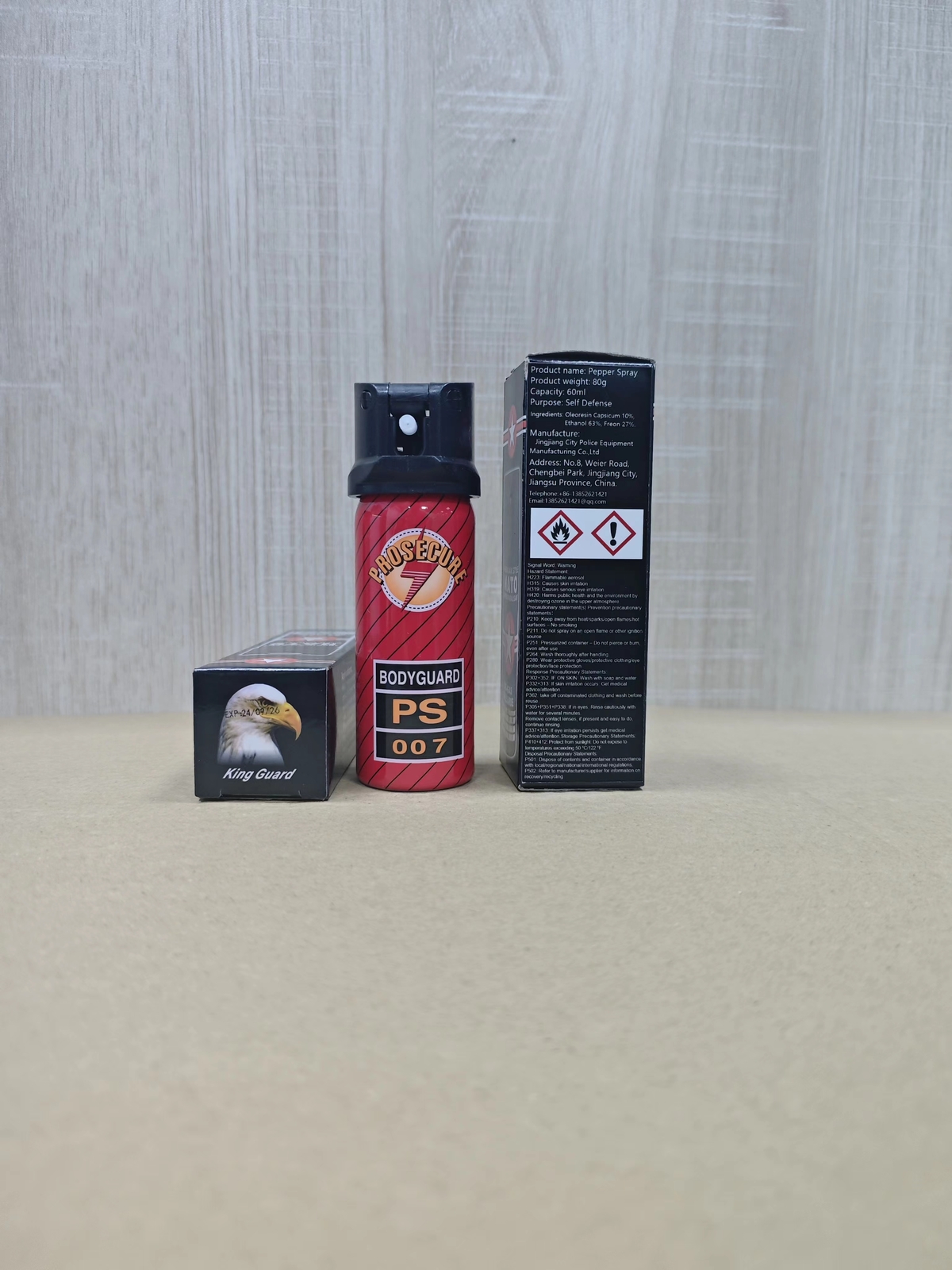 1/3/5 Pack Pepper Spray for Self-Defense 2oz Flip Top Red Security