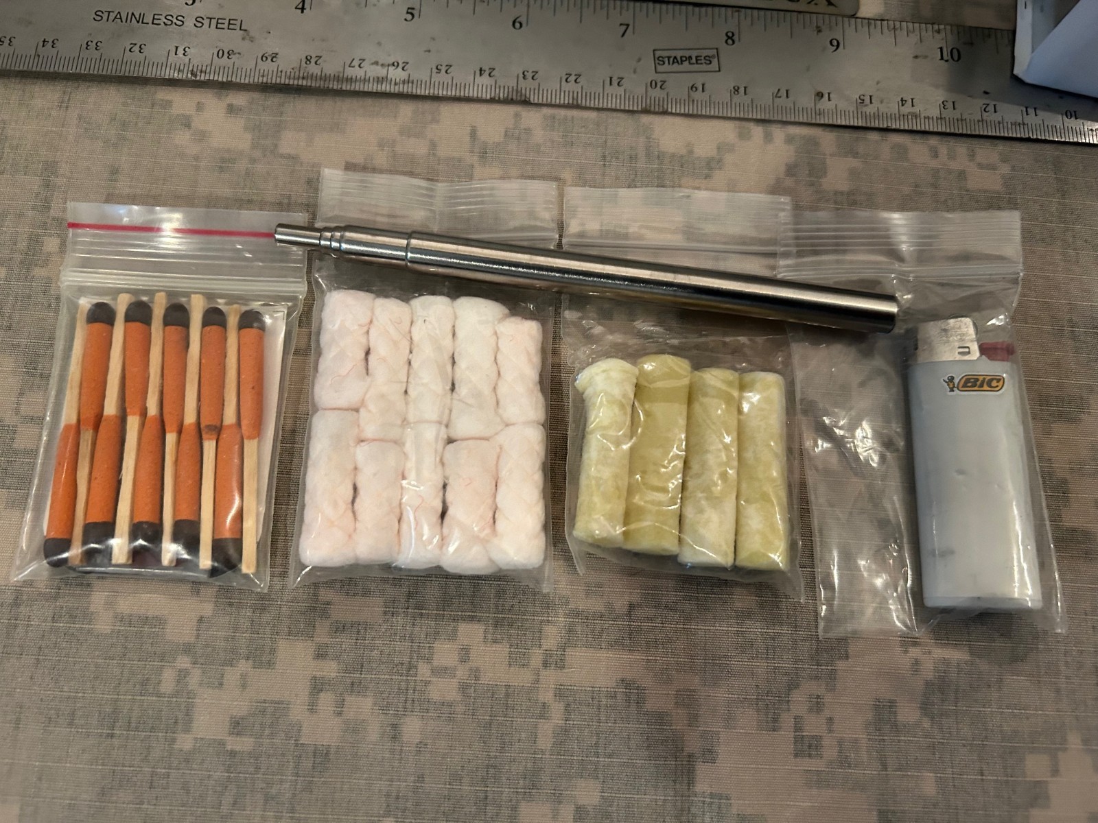 Emergency/Survival: FULLY STOCKED Aluminum Mess/Ration Kit Tin & Nylon Pouch