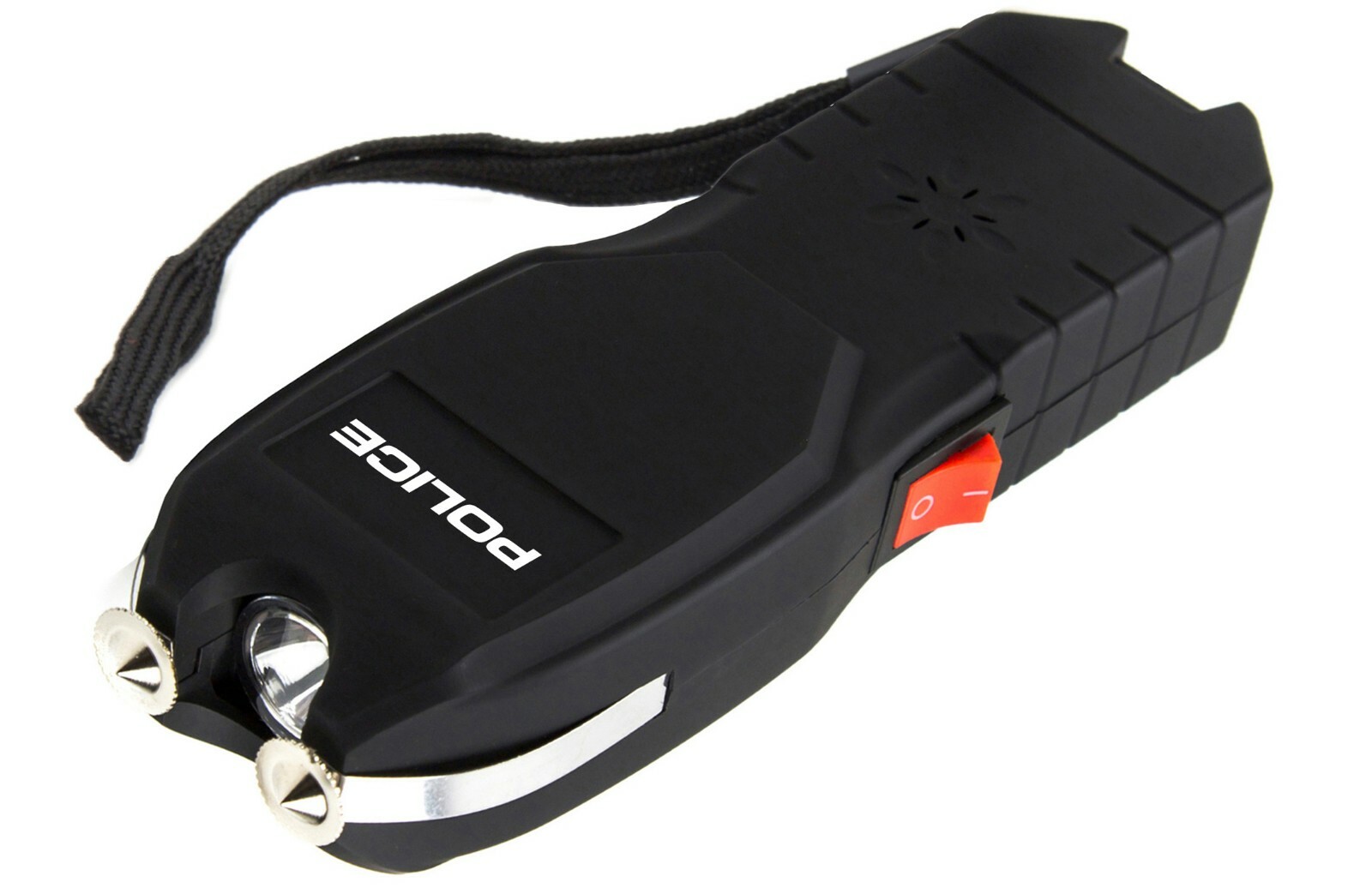 POLICE Stun Gun 2101 Max Volt Rechargeable with LED Flashlight & Siren Alarm