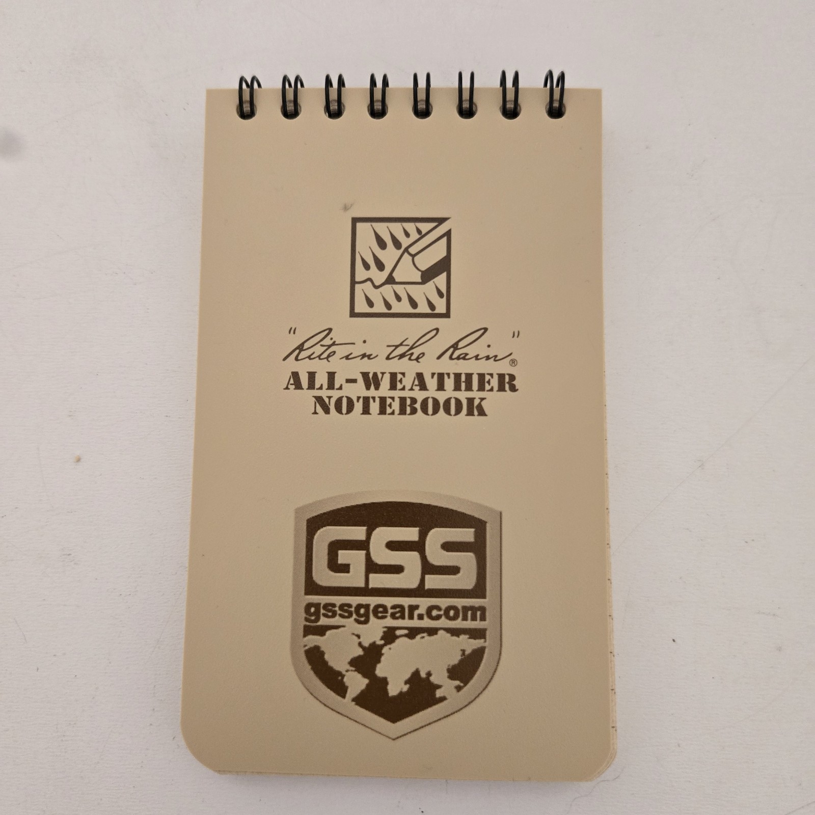 Rite in the Rain All-Weather Universal Flip Top Notebook Beige 3″ x 5″ NEW