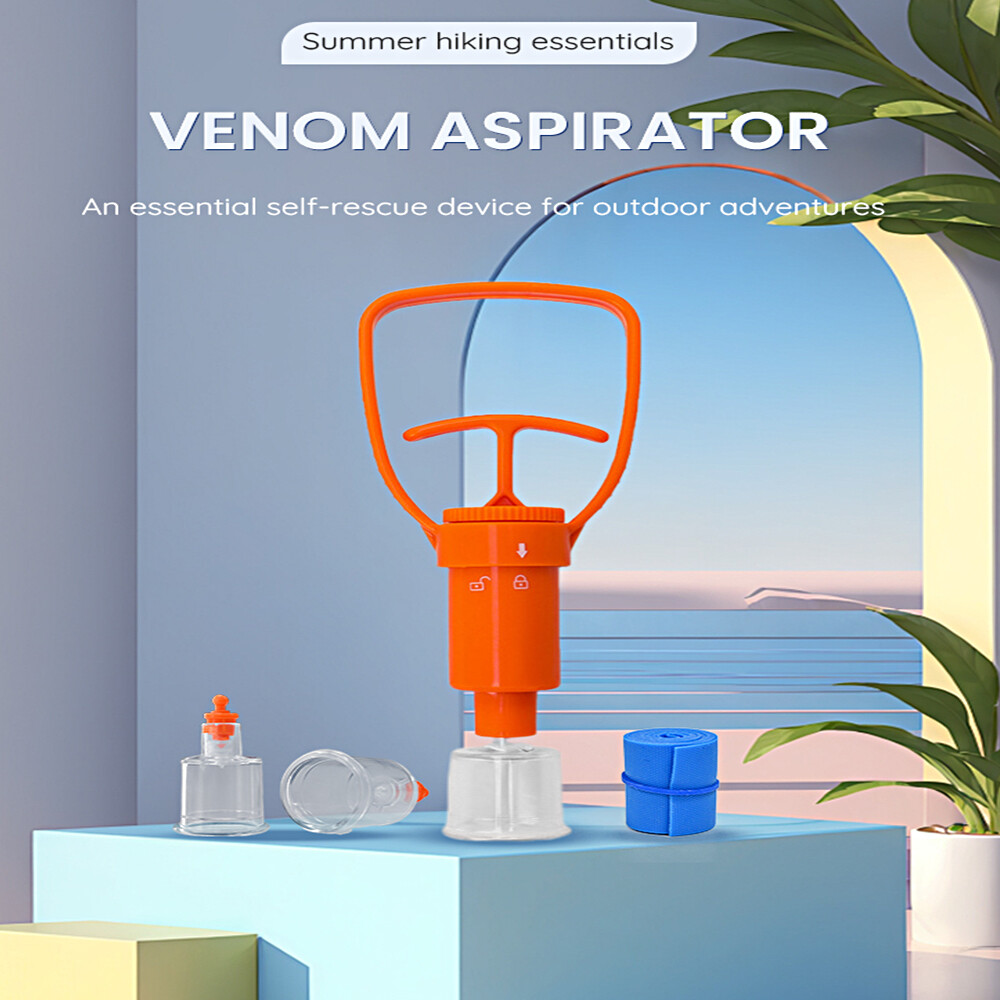 Versatile Robust Easy to Use Wilderness Snake & Bee Bite Vacuum Poison Extractor