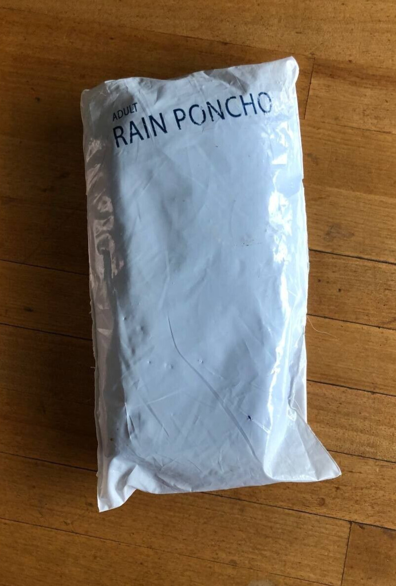 Mad Dasher Adult Size Large Reusable Rain Poncho