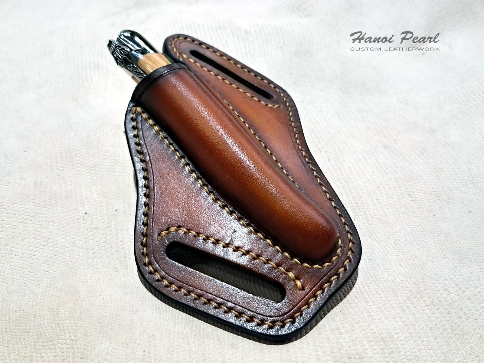 Custom Leather Sheath for Forge De Laguiole 12cm Folder [Sheath Only]