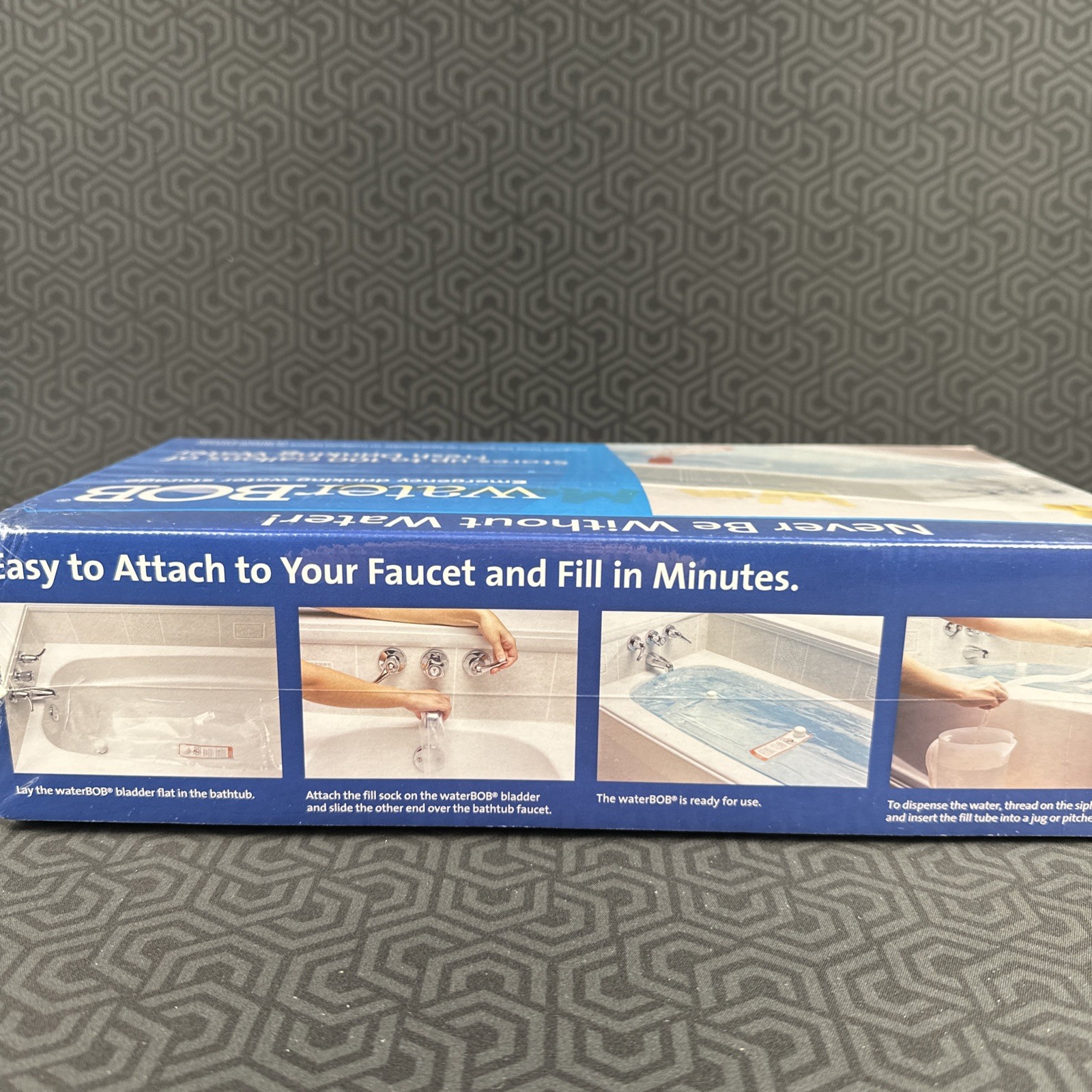 WaterBOB Bathtub Emergency Drinking Water Storage Container 100 gallons Sealed
