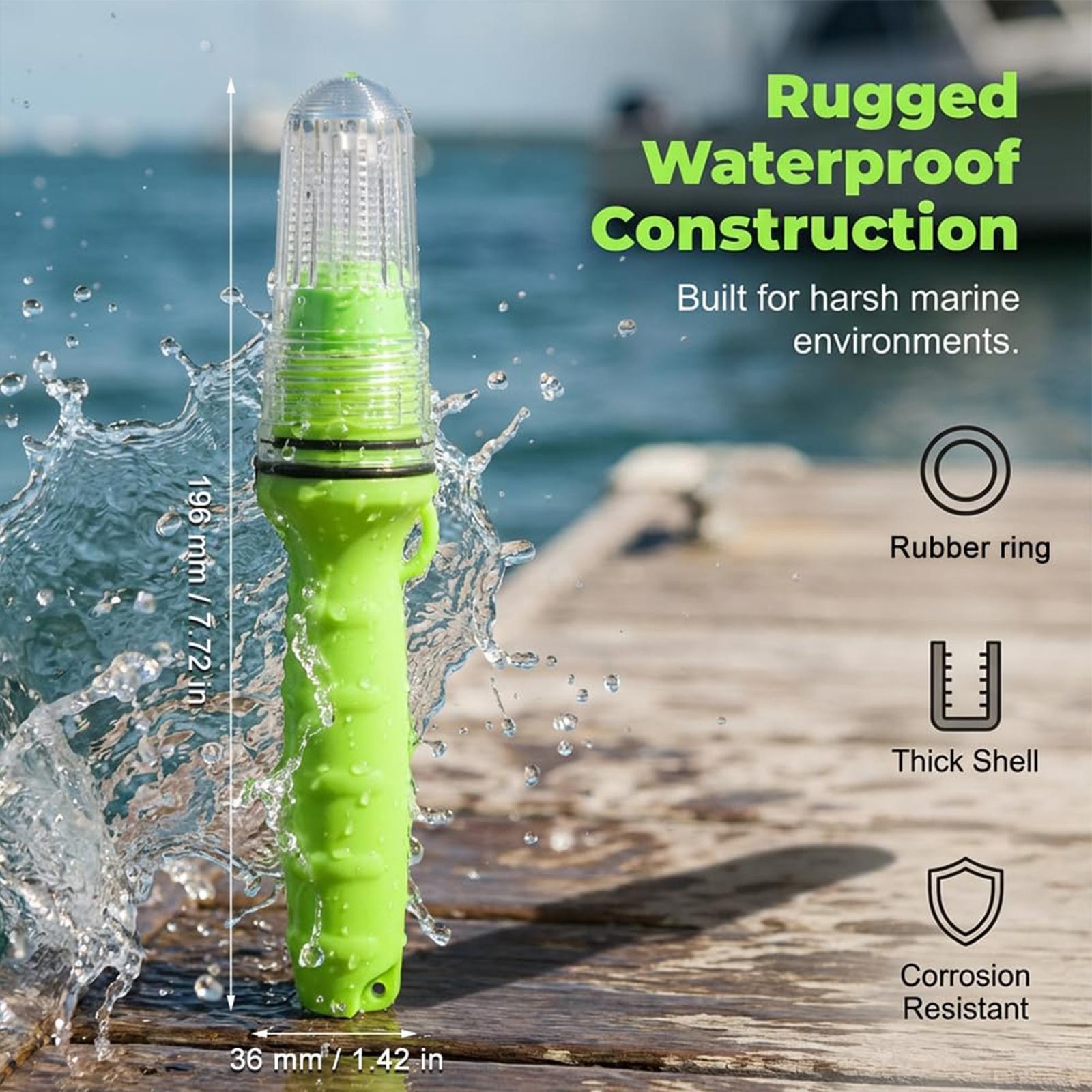 Marine Flares Electronic Kayak Warning Signals Kayaking Distress Flare
