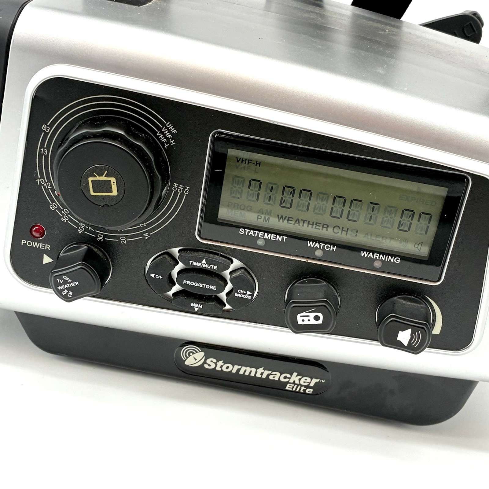 Vector Stormtracker Elite WC300DSV Weather Radio TV Flashlight Works (ST)