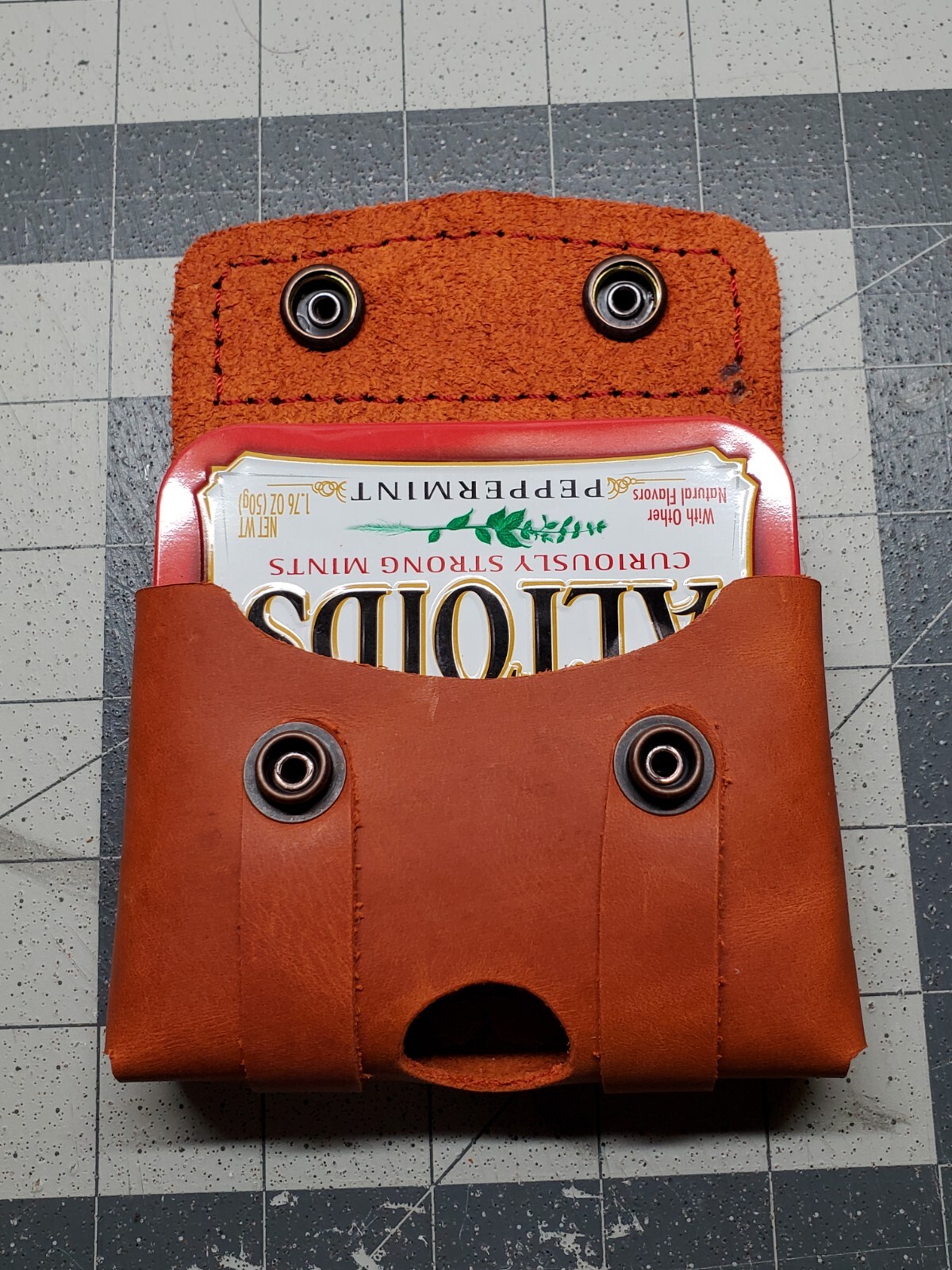 Leather Altoids Tin Pouch