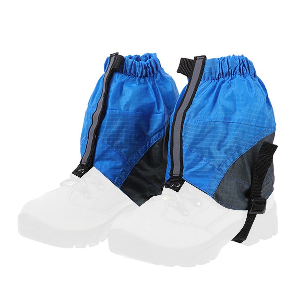 Outdoor Waterproof Leg Gaiters Hiking Foot Covers With Reflective Strips