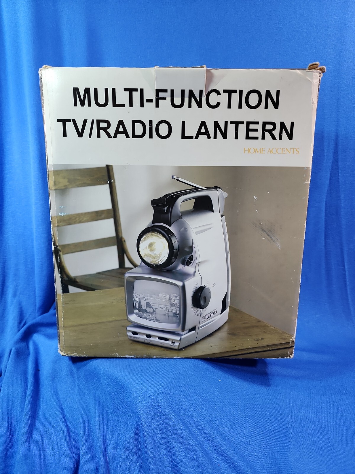 Multi-Function TV Radio Lantern Flashlight Siren Camping Survival Car Battery