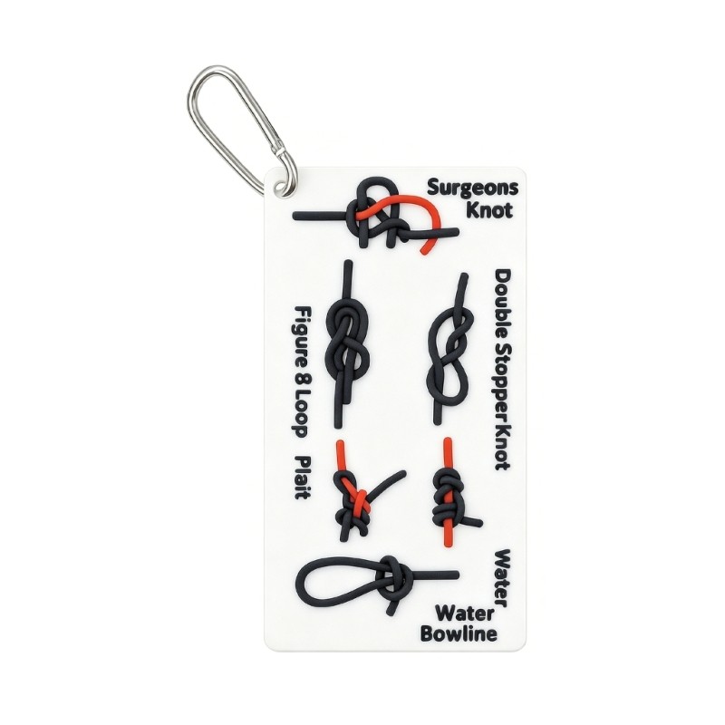 Waterproof Knot Tying Guide Cards Rope Learning Knot Tying Training Board