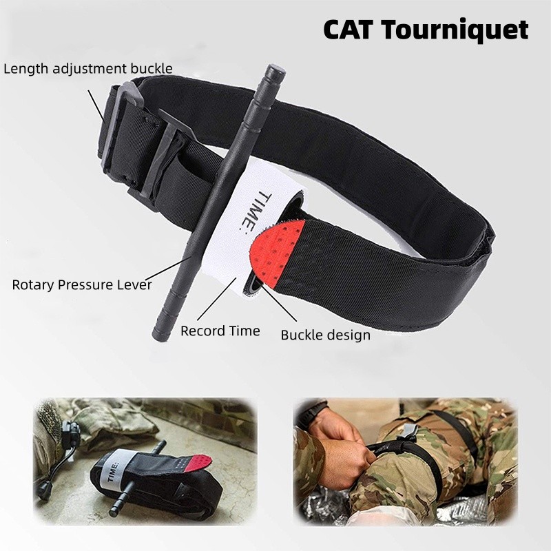 Outdoor First Aid Supplies Camping Tactical Bandage Training Medical Kit