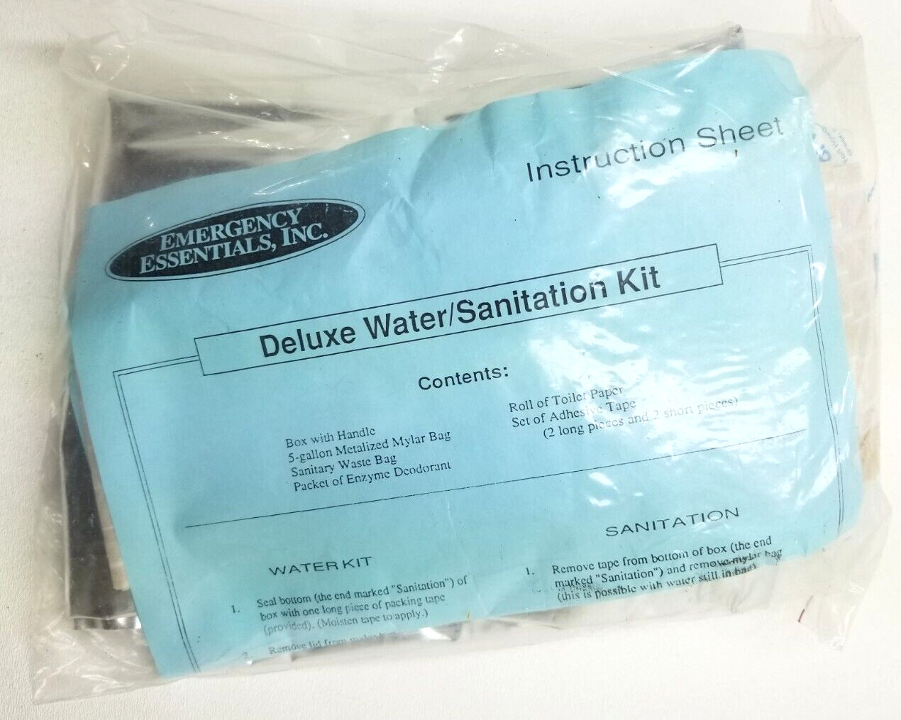 Emergency Essentials 5 Gallon Deluxe Water Sanitation Kit