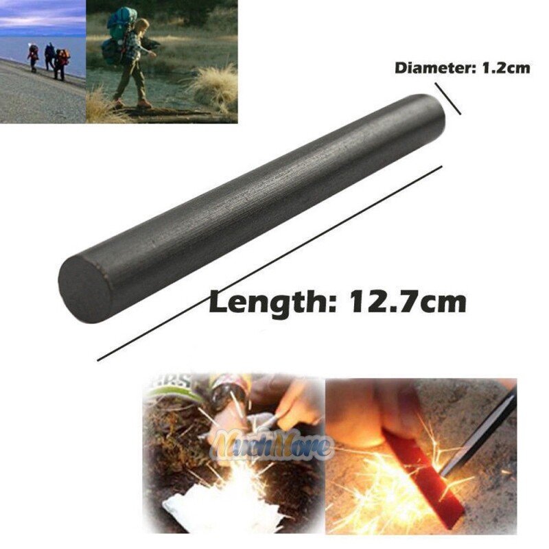 10X Huge 1/2×5” & 5/16×3.15″ Ferrocerium Ferro Magnesium Rod Flint Fire Starter
