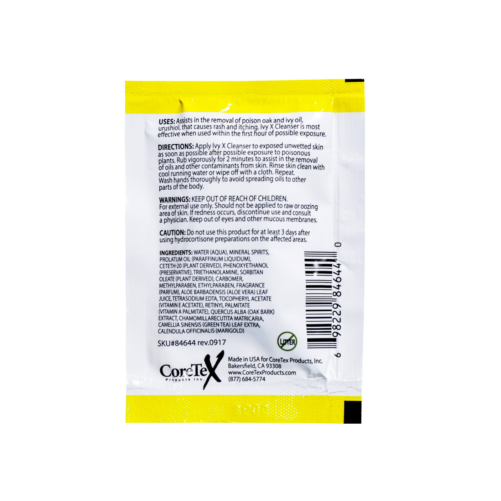 12oz IvyX Post Contact Topical Skin Cleanser Poison Ivy Oak Sumac Rash Preventer