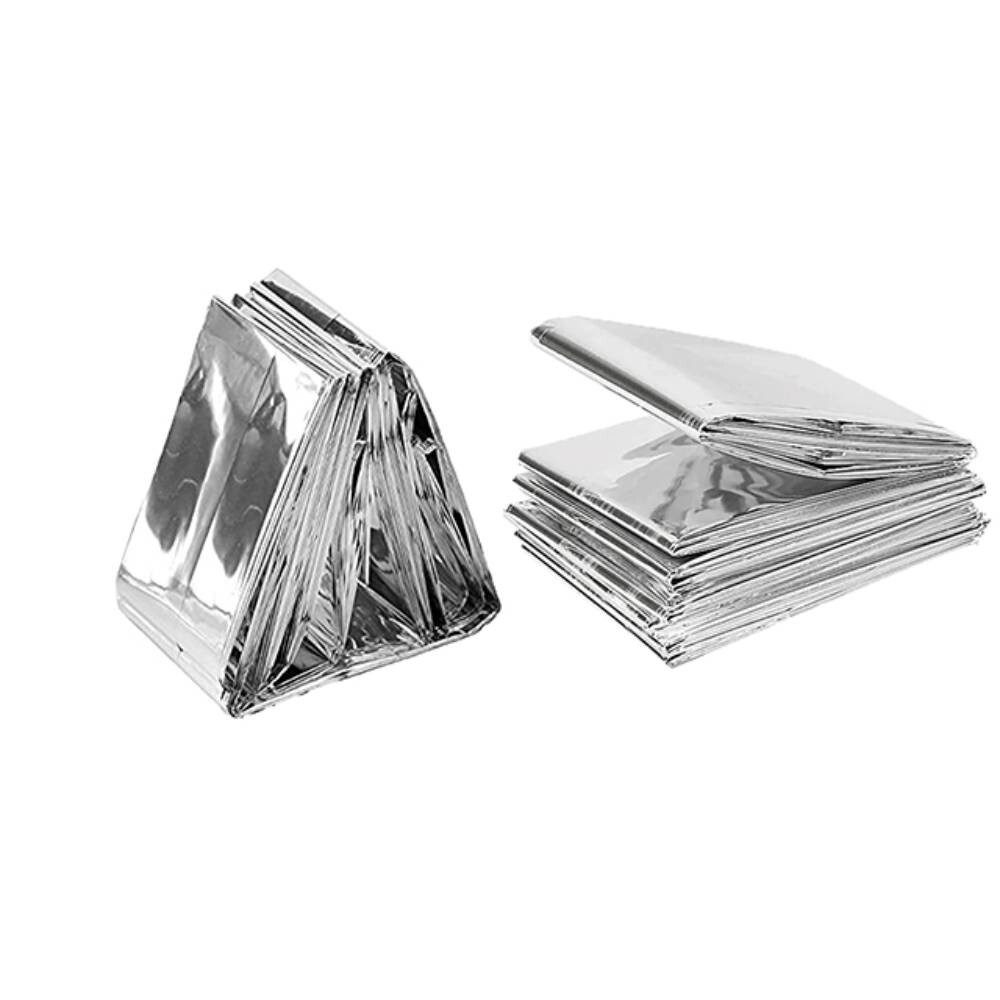 10 Emergency Rescue Space Thermal Mylar Blankets 84 x 52 New! Free Shipping!