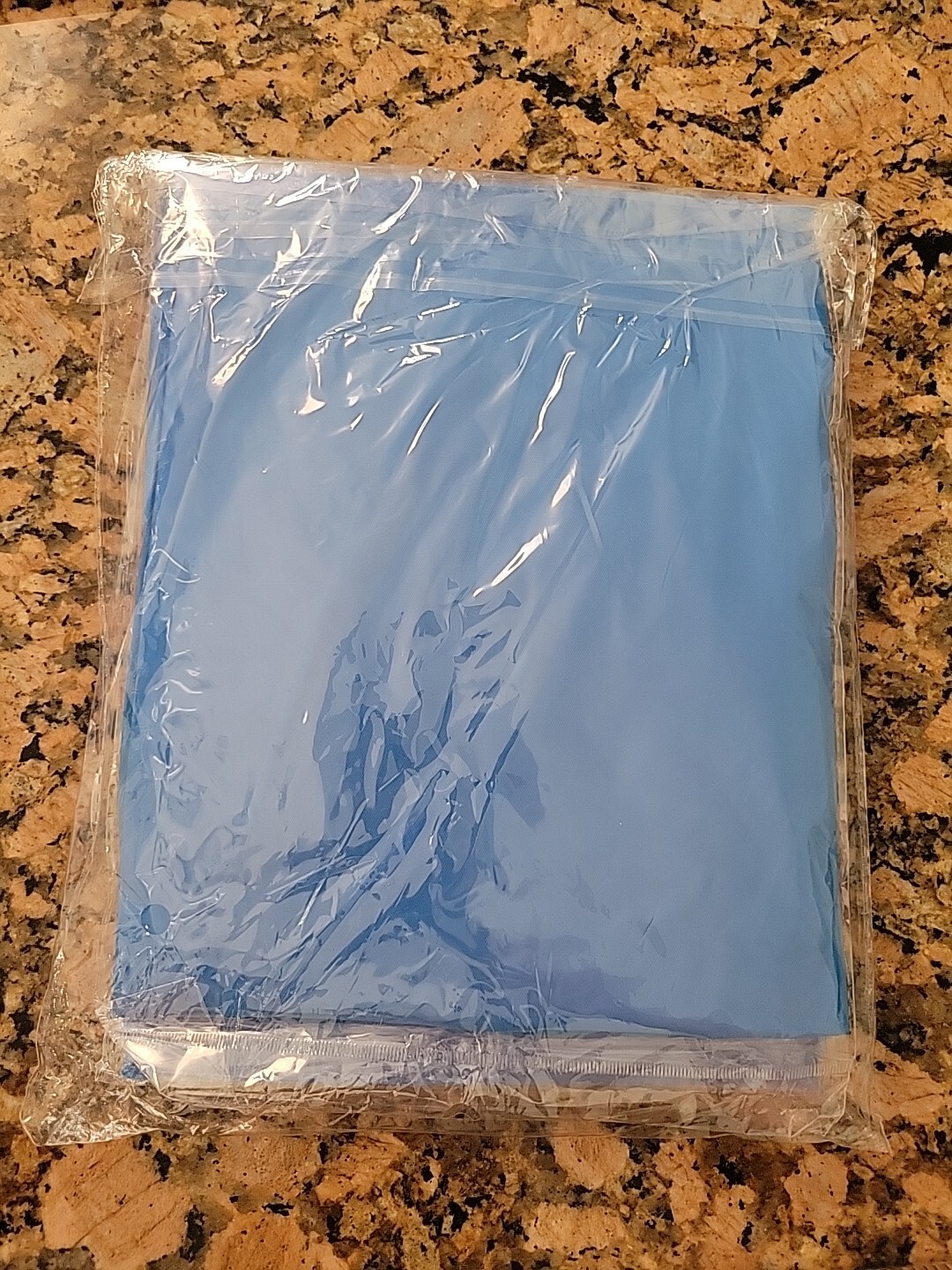 Raincoat Hooded Drawstring 2 pack OSFM Youth size 120cm-160cm Blue NEW