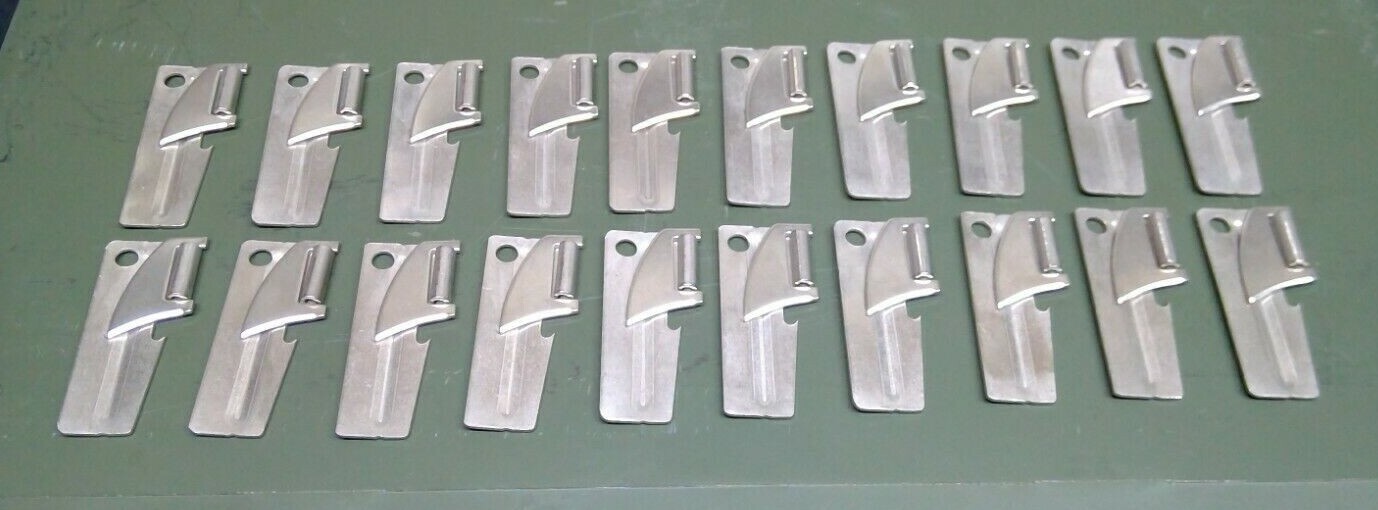 Set of 20 Can Opener P-38 USGI Military Issue Shelby Co John Wayne Bug Out Kit