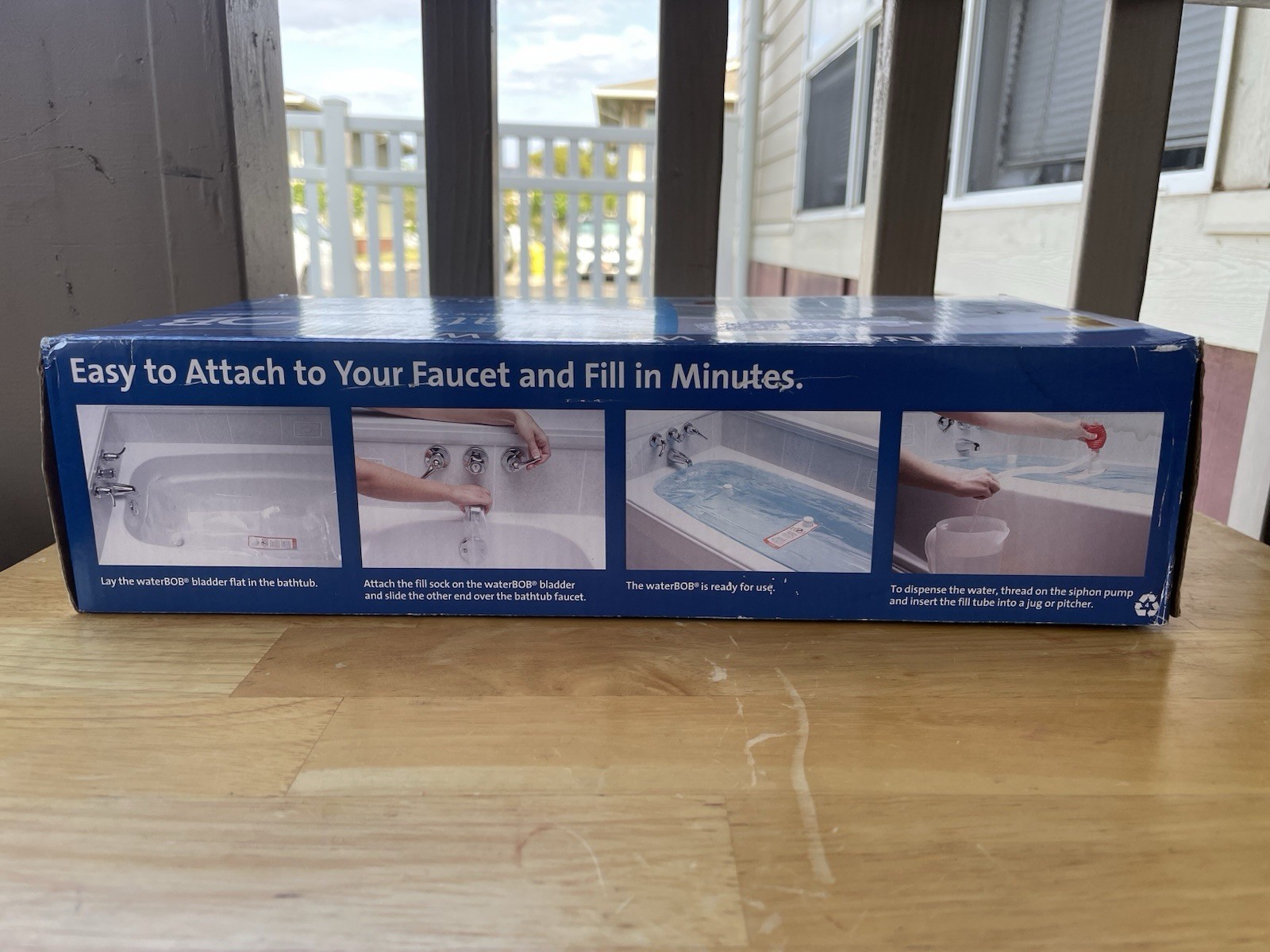 WaterBOB Bathtub Emergency Drinking Water Storage Container, 100 gallons New
