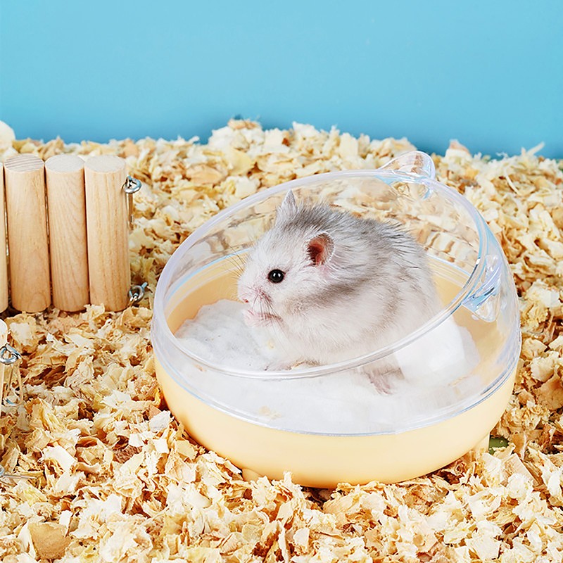 Hamster Bathroom House Sandbox Full Transparent Urine Sand Basin Pet Bathroom