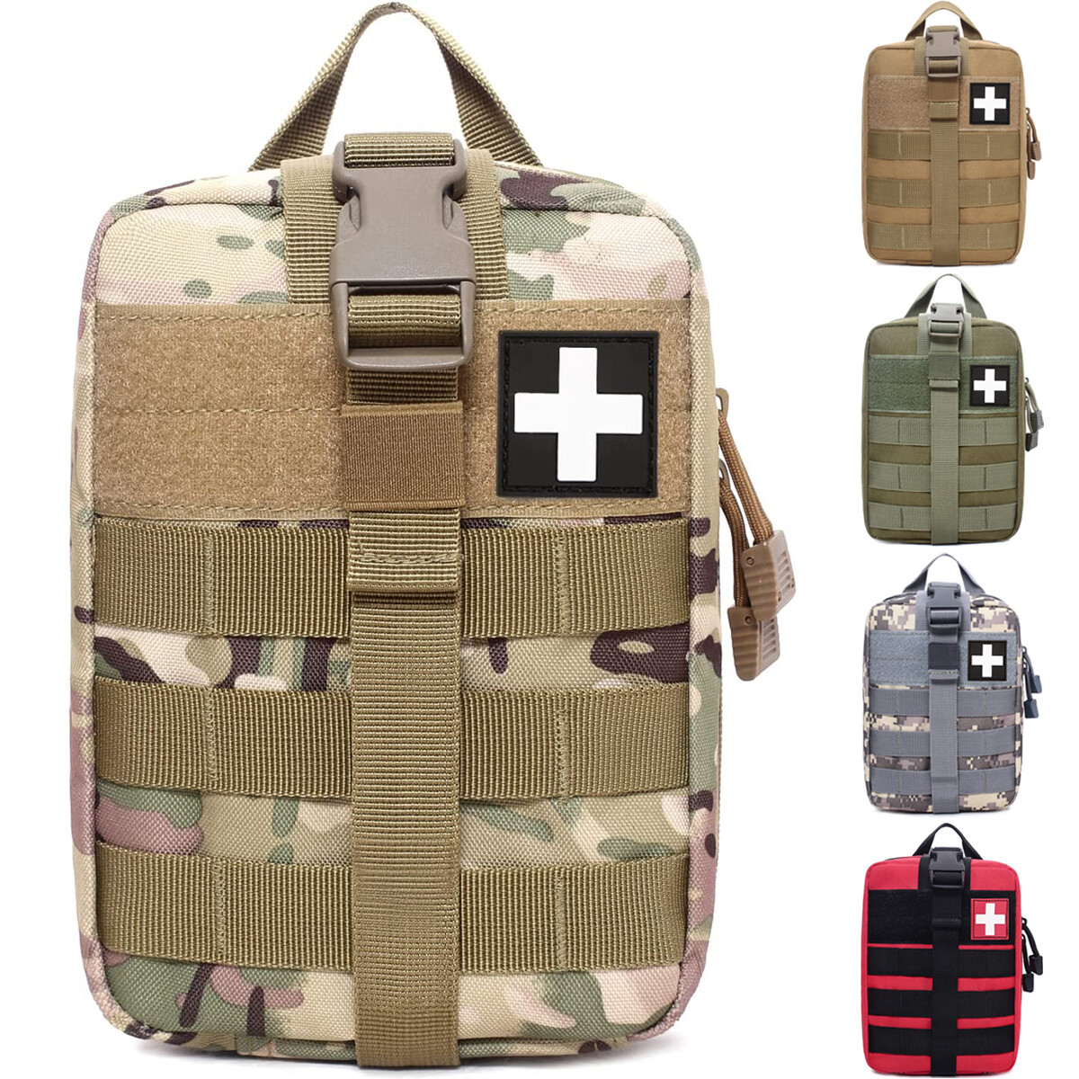 Tactical EMT First Aid IFAK Rip-Away Utility Pouch for Camping Hunting Hiking US