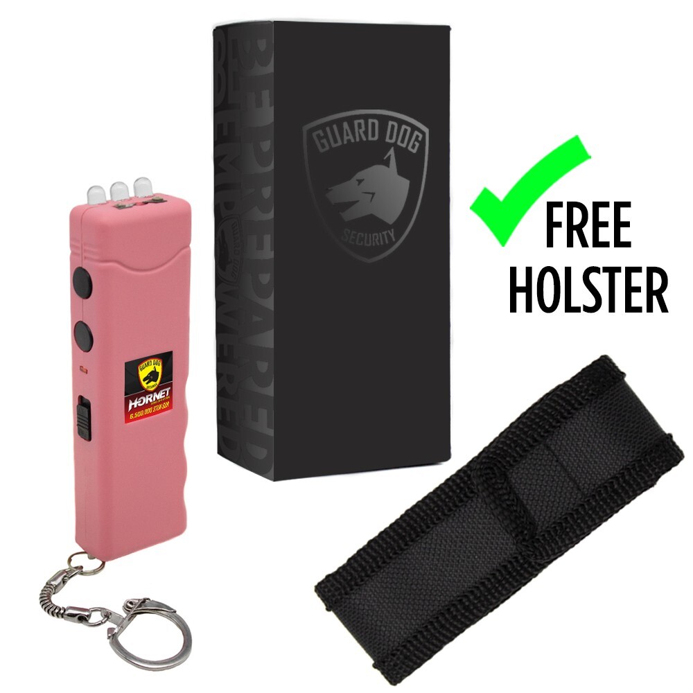 Stealth Compact Safety Device with LED Light & Keychain | Sleek Design with 110