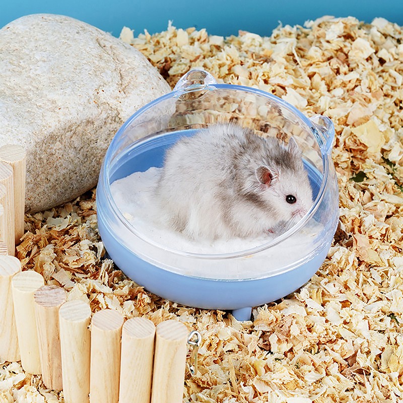 Hamster Bathroom House Sandbox Full Transparent Urine Sand Basin Pet Bathroom