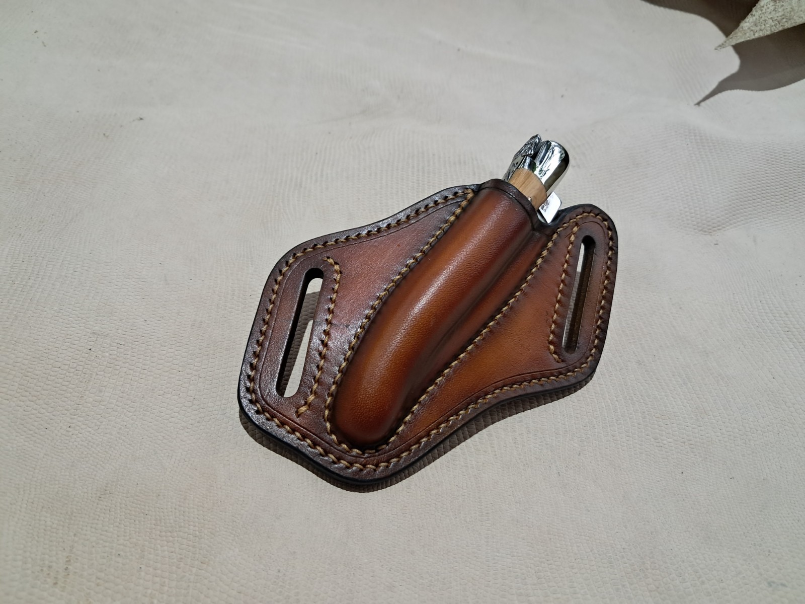 Custom Leather Sheath for Forge De Laguiole 12cm Folder [Sheath Only]