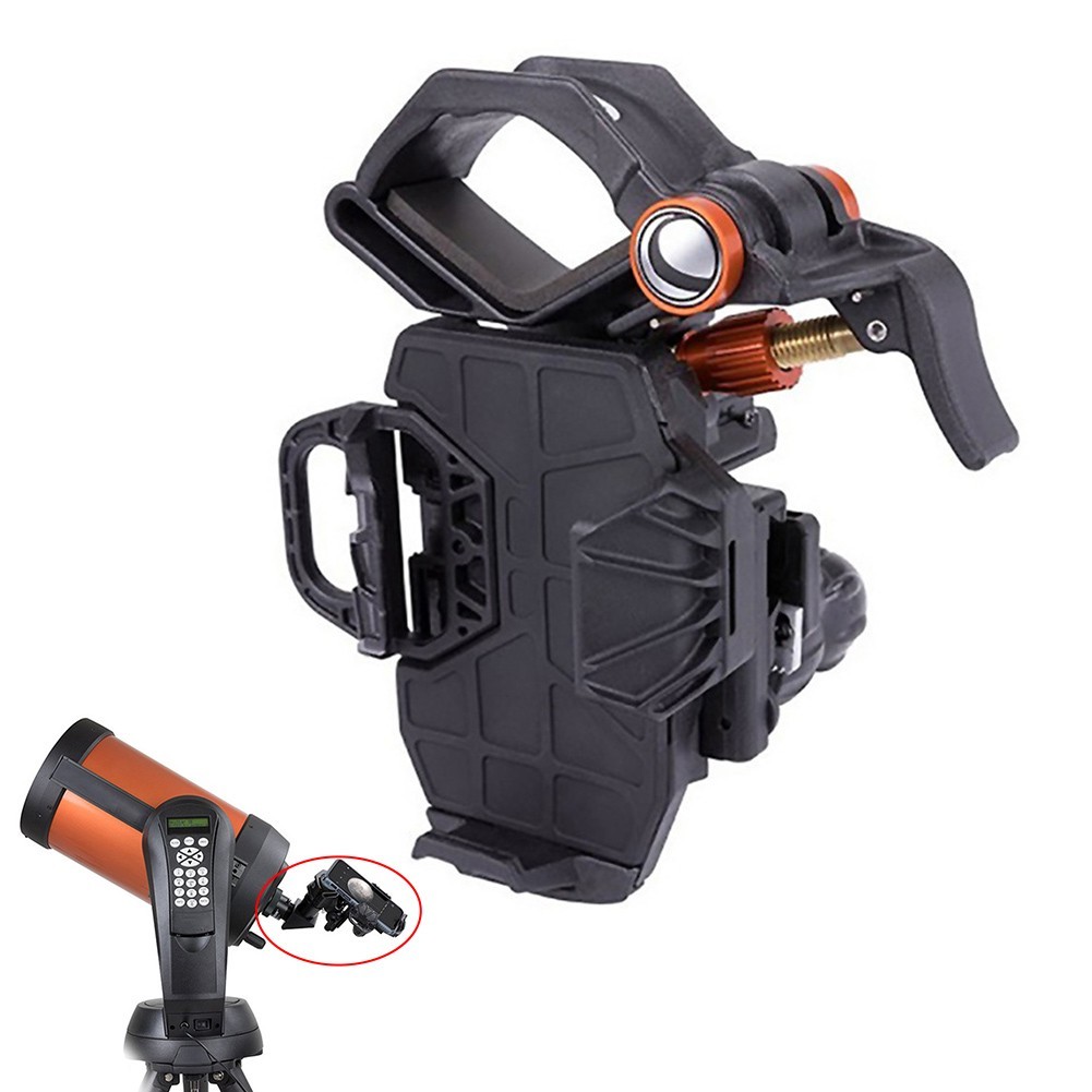 Binoculars and Telescopes Smartphone Mount Adjustable Angle Reliable Grip