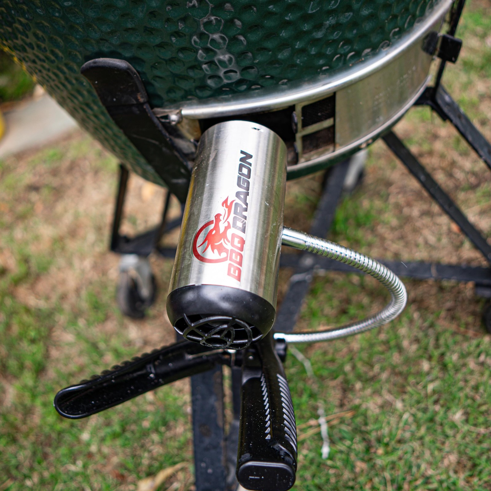 BBQ Dragon Charcoal Starter Fan — 8 x 3 x 15 inches,