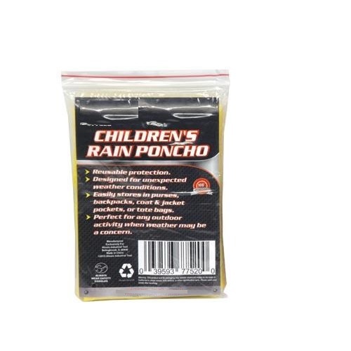 PINK Emergency Children’s Kids Rain Poncho Survival Raincoat Pack Gear 40″x30″