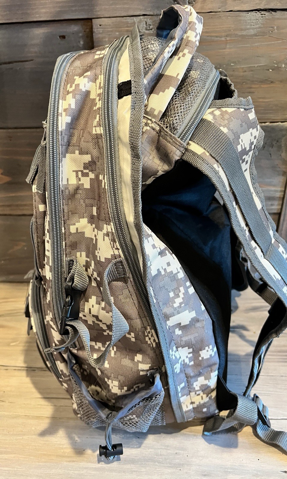 Emergency Kit With Camo Backpack Hiking Hunting Camping New Never Used