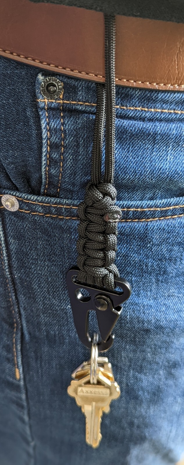 Paracord Belt/Loop Lanyard /w HK-Clip – CS