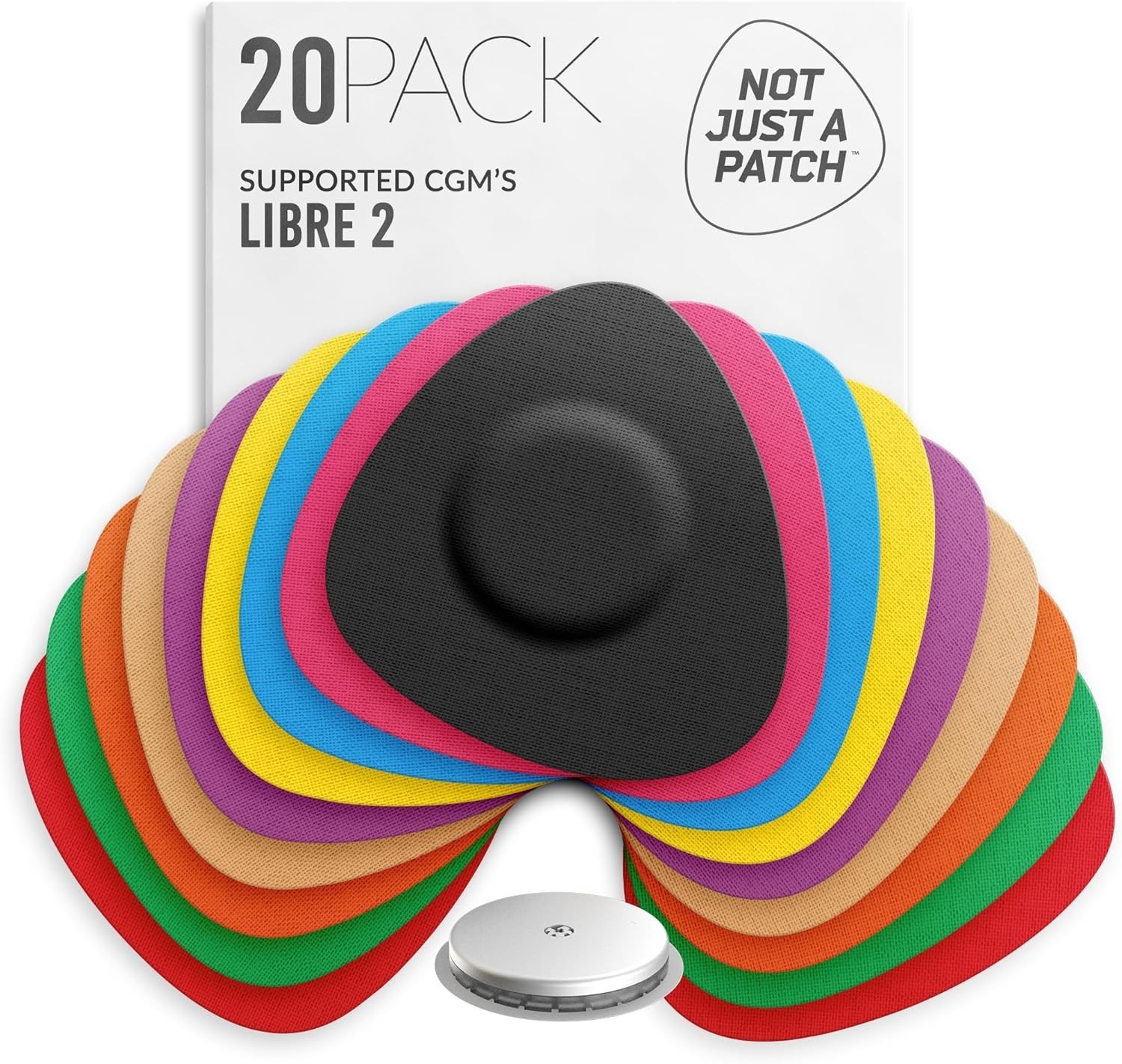 Multicolor Flexible CGM Patches for Freestyle Libre 2 – 10-14 Days of Protection