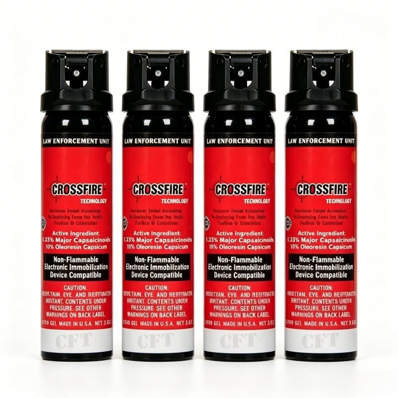 4 Pack Pepper Spray Self Defense, 1.33% MC, 3.7 Ounces