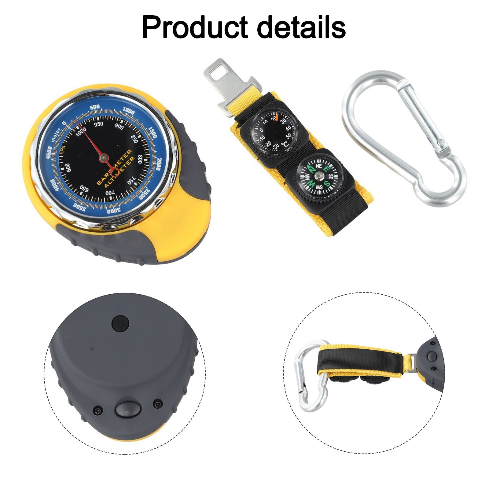 Wilderness Navigator 4 in 1 Tool with Essential Weather Data Functions