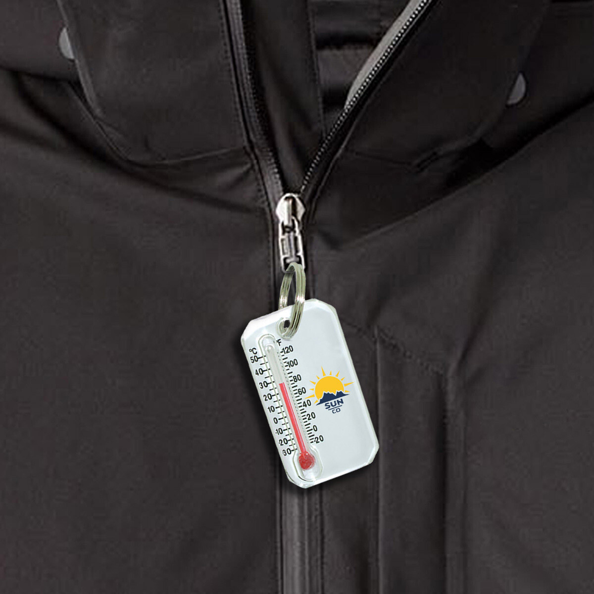Sun Company Original Zip-o-gage – Zipperpull Thermometer