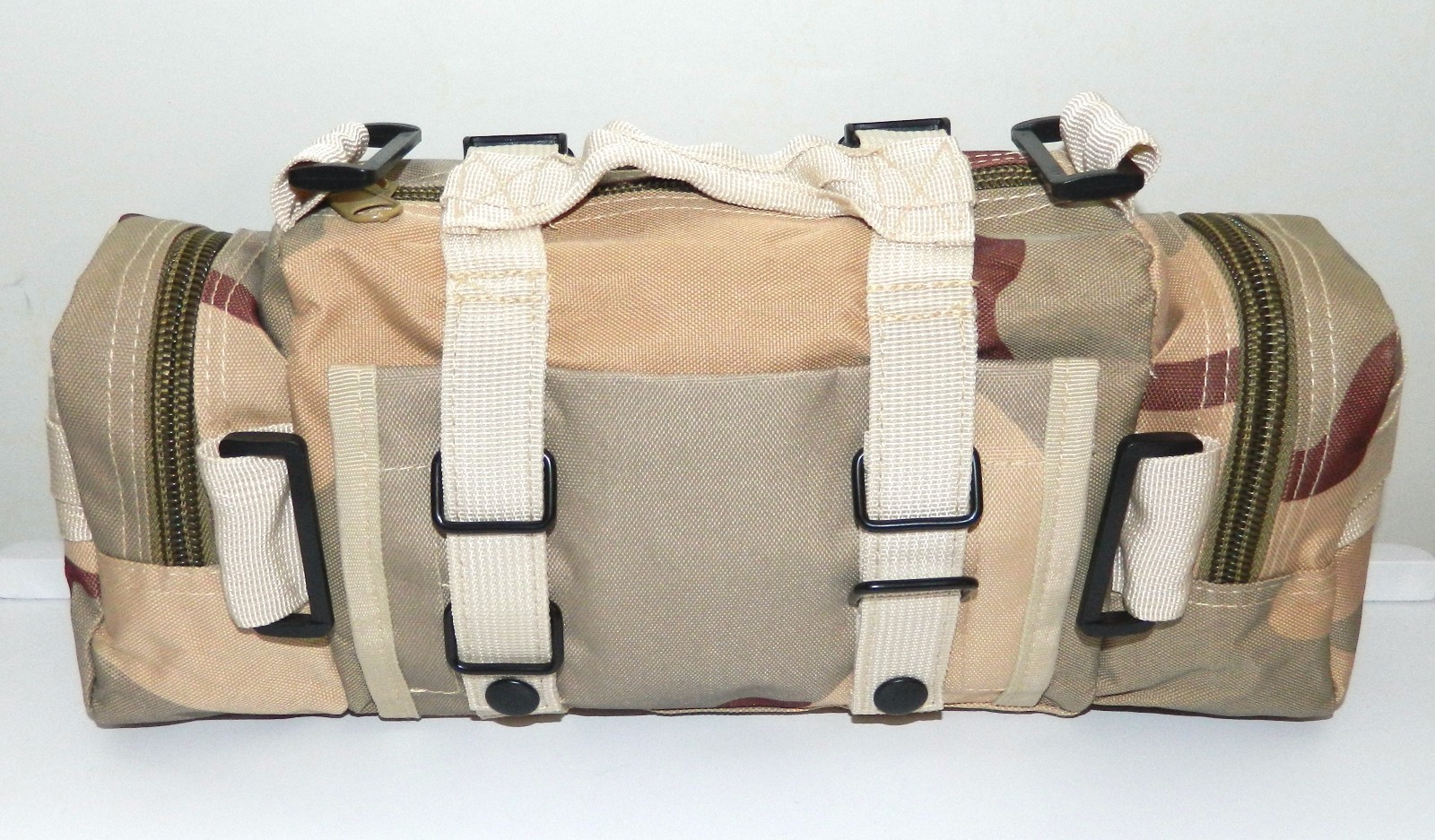 2 X Molle Desert Camo Survival Camping SWAT Military Bug Out Bag Pack Pouch NEW
