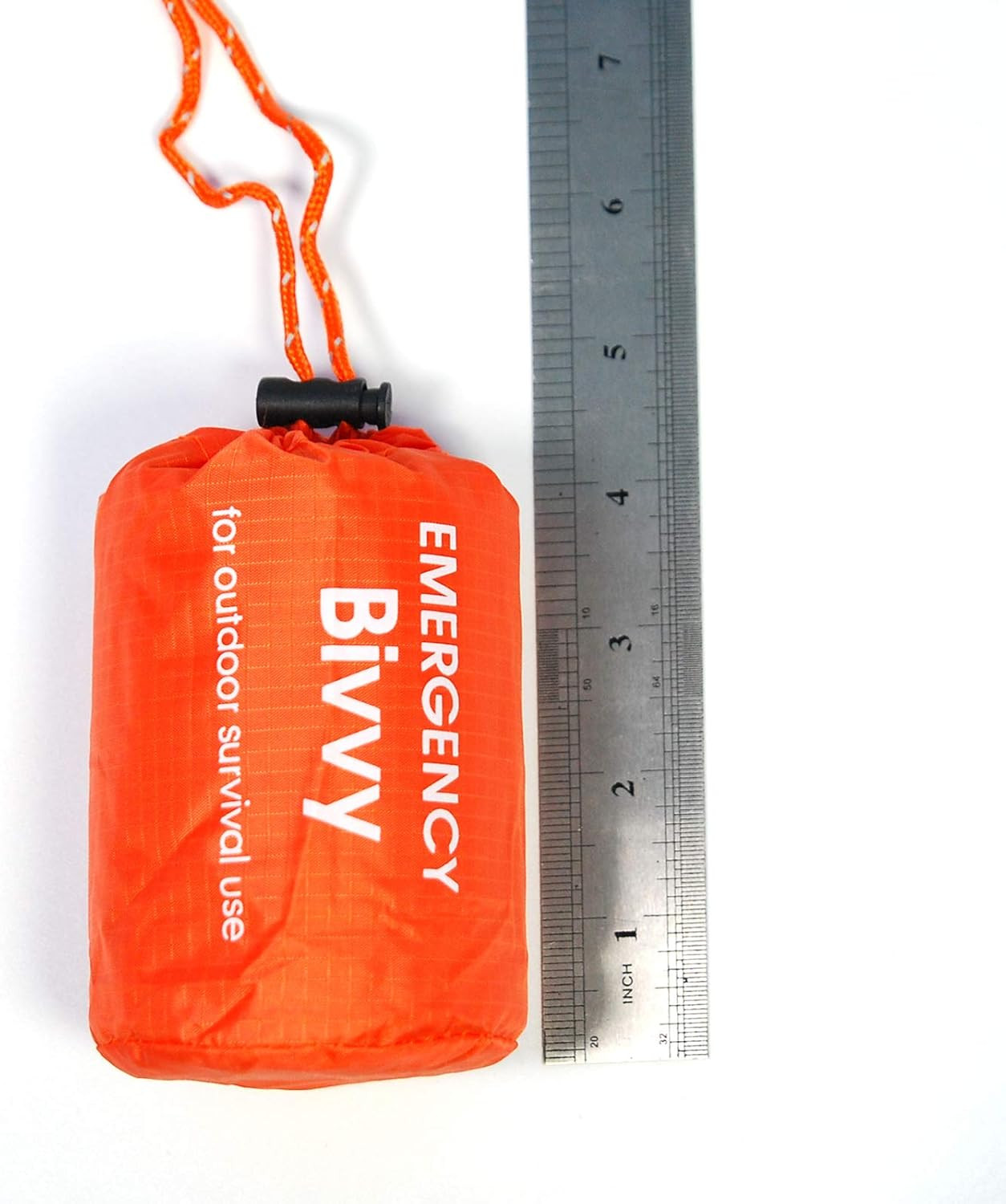 4 Pack Emergency Bag Survival Bivvy Sack with Whistles, Lightweight Portable Eme