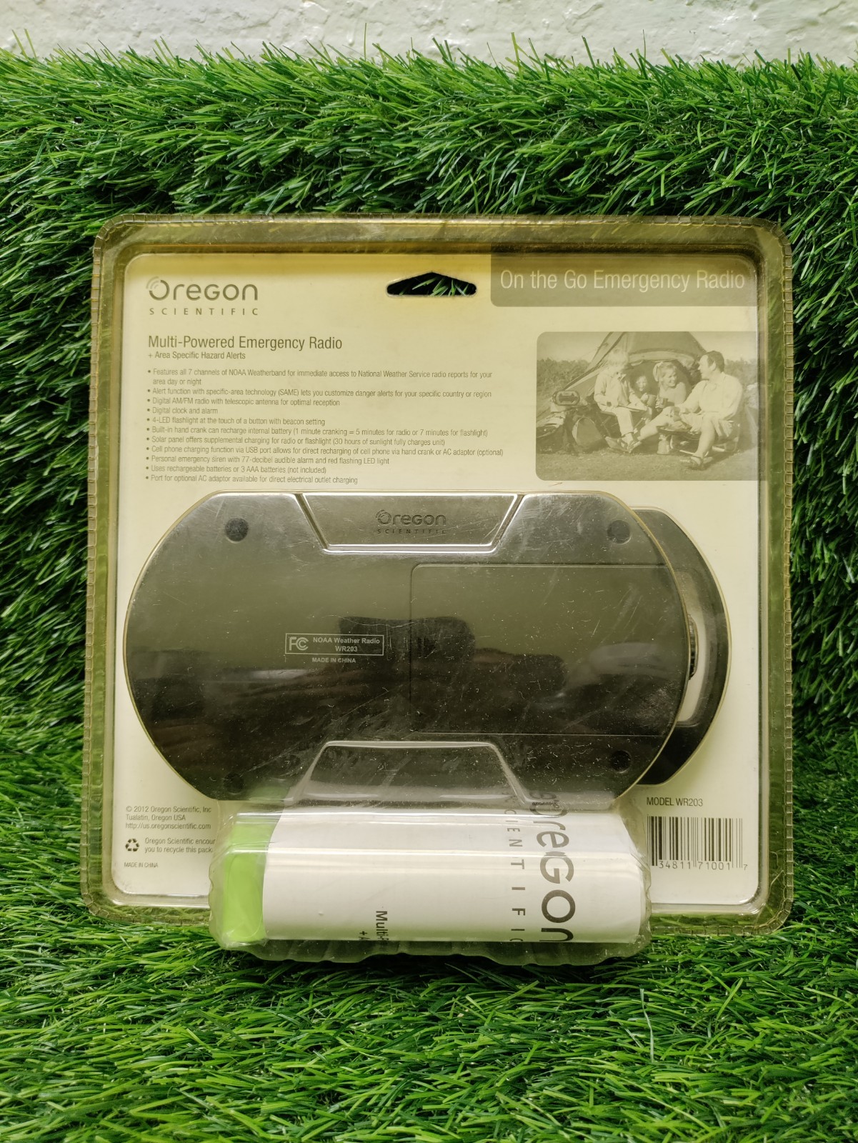 Oregon Scientific WR203 Multi-Powered Handheld Emergency Weather Radio Sealed