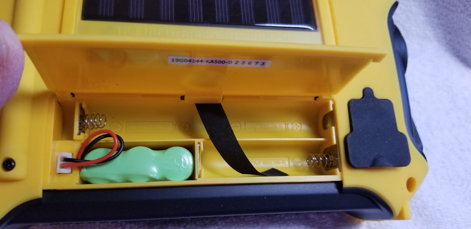 Kaito Portable Radio Emergency Solar + Hand Crank Powered KA500 Yellow Voyager
