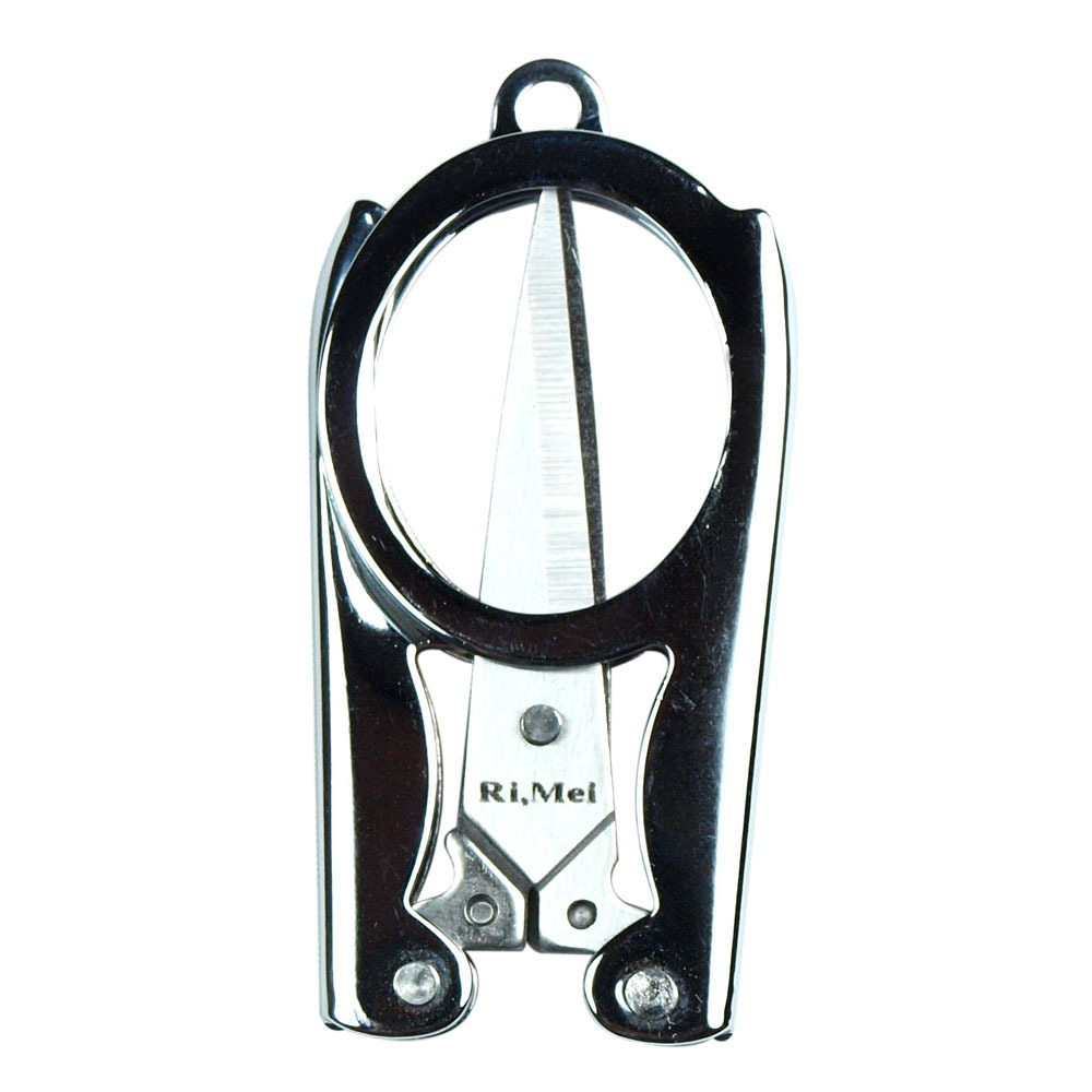 2 PCS Portable Small Folding Scissors Pocket Cutter for Travel Crafts Emergency