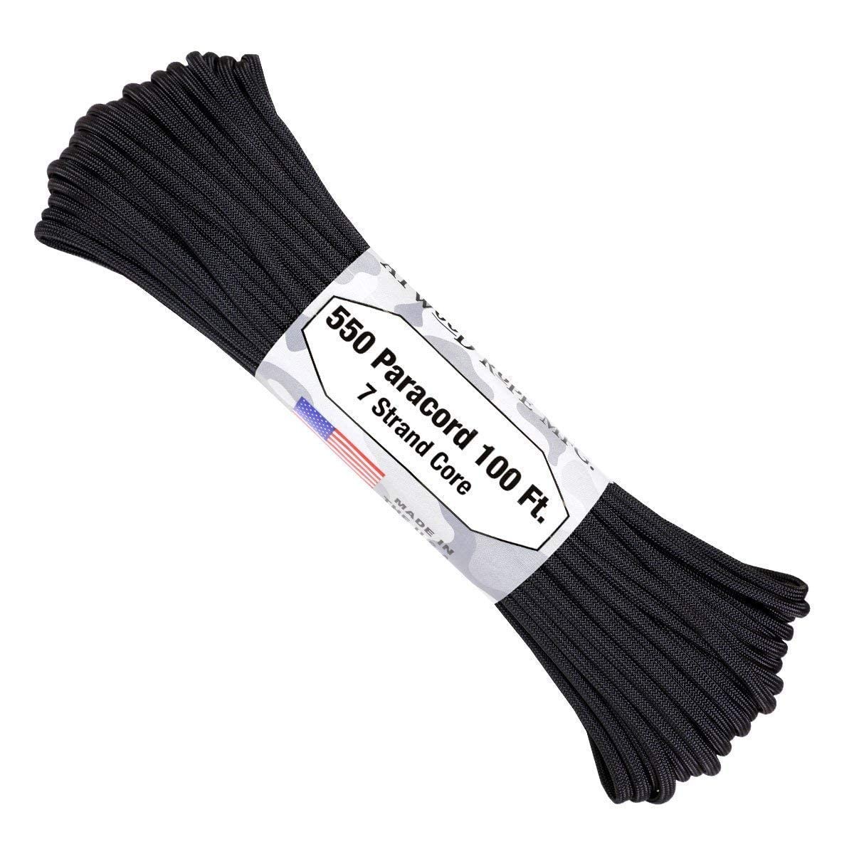 ATWOOD ROPE MFG 550 PARACORD 100ft – MADE IN THE USA 100ft, Neon Green