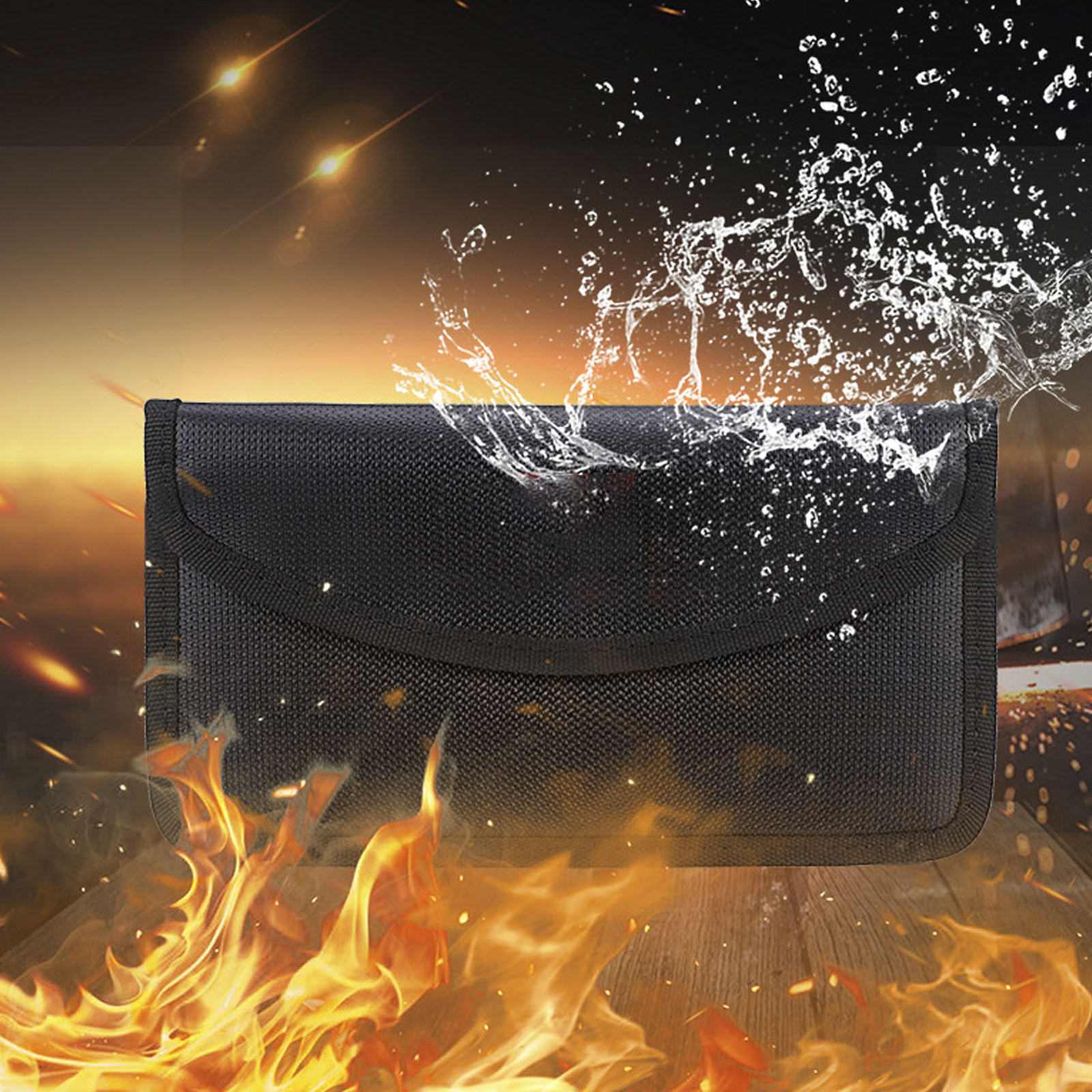 Fireproof Faraday Bag Radio Frequency Identification Signal Blocking Bag Wat Set