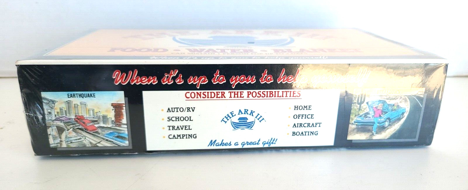 Emergency Preparedness The Ark III Food Water Blanket Survival 1 Person 3 Day